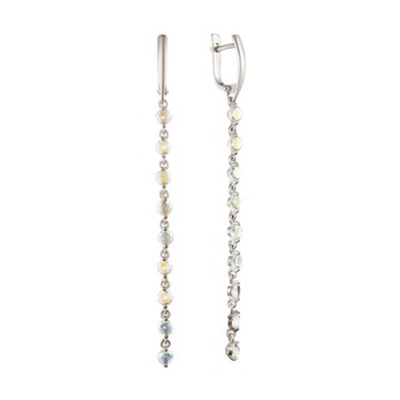 Серьги из&nbsp;серебра с&nbsp;фианитом