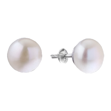 Серьги из&nbsp;серебра с&nbsp;жемчугом
