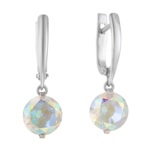 Серьги из&nbsp;серебра с&nbsp;фианитом