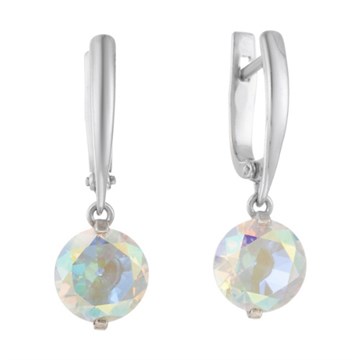 Серьги из&nbsp;серебра с&nbsp;фианитом