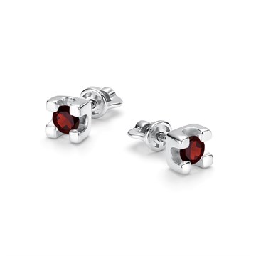 Серьги из&nbsp;серебра с&nbsp;Гранатом