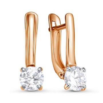 Серьги из&nbsp;золота с&nbsp;фианитом