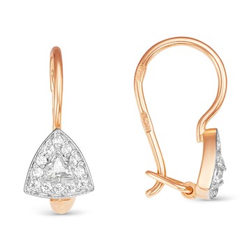 Серьги из&nbsp;золота с&nbsp;цирконом