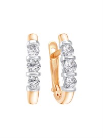 Серьги из&nbsp;золота с&nbsp;цирконом