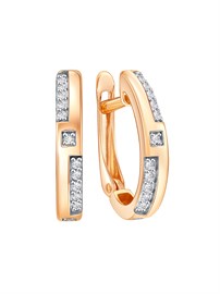 Серьги из&nbsp;золота с&nbsp;цирконом
