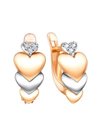 Серьги из&nbsp;золота с&nbsp;цирконом